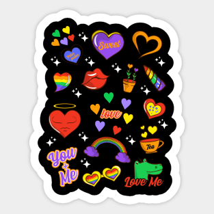 Gay Pride LGBTQ+ Icons Collection Fun Gift Sticker